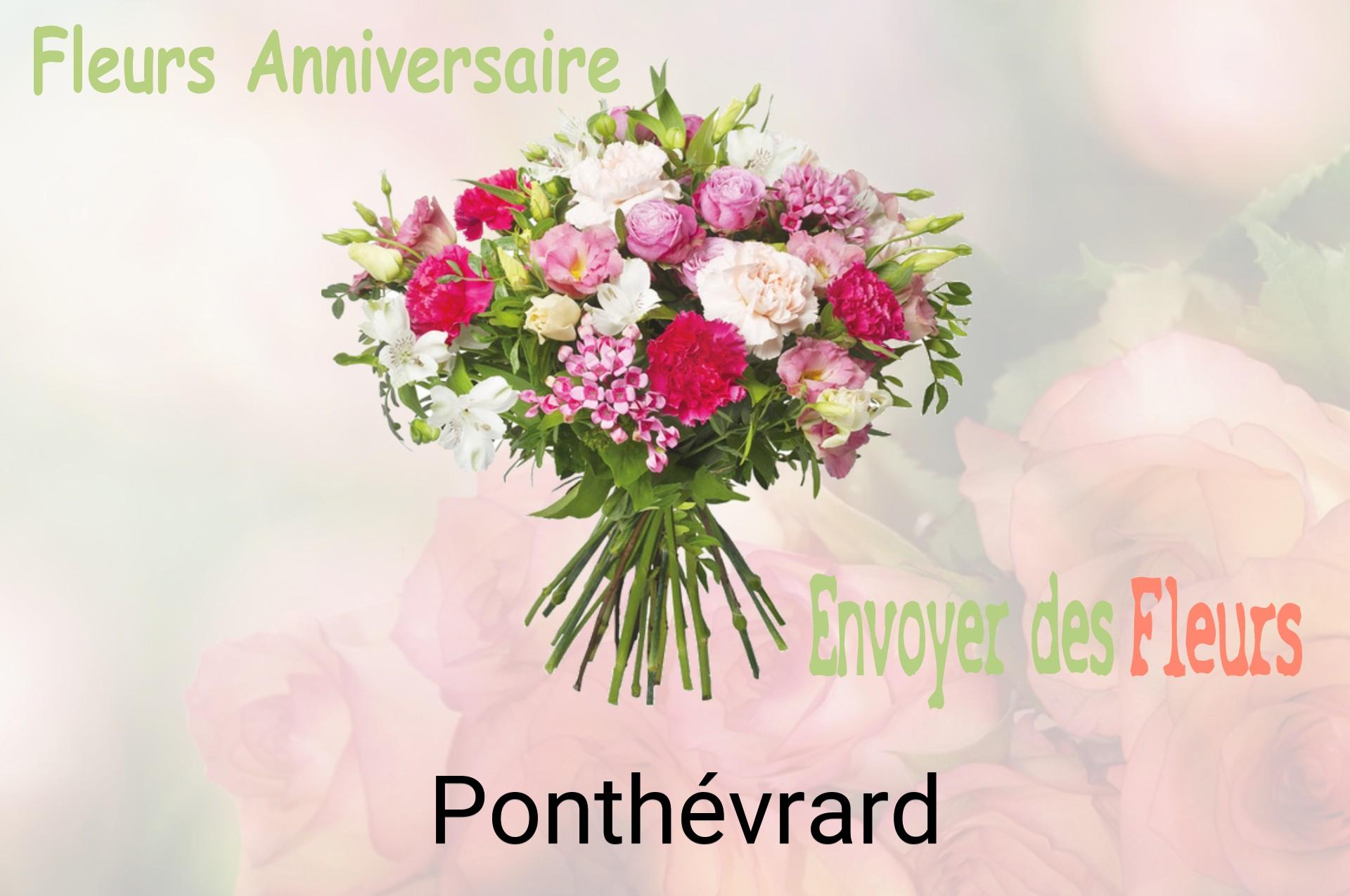 Bouquet de fleurs d’anniversaire livré à Ponthévrard